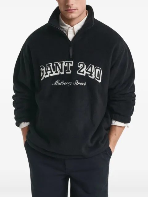 GANT 240 Mulberry Street 240 mulberry street zip-up sweatshirt Black 2044037005