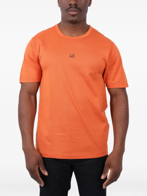 C.P. Company logo-detail T-shirt Orange S088A