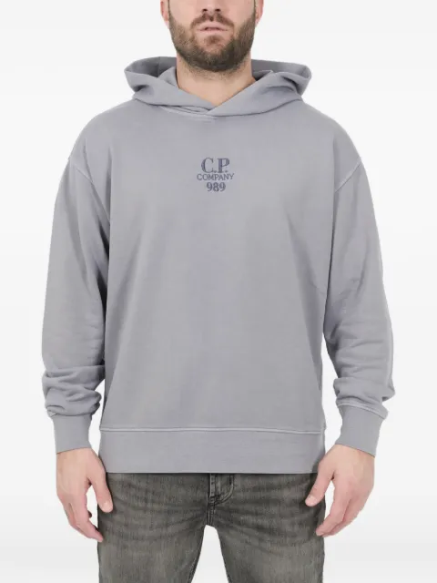 C.P. Company logo-detail hoodie Purple S260A774
