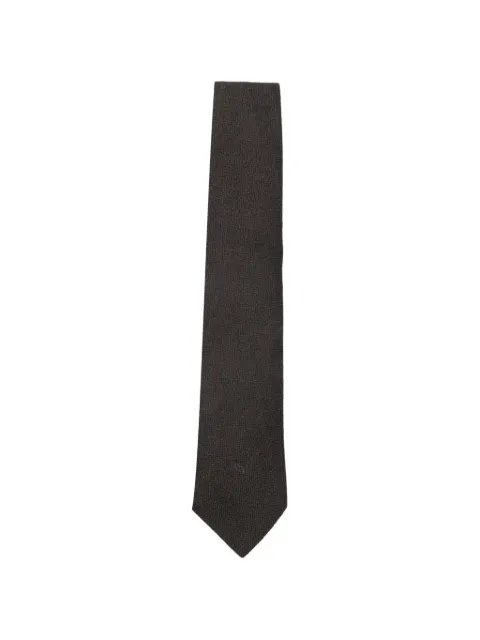 Canali textured tie Brown 18HJ04400