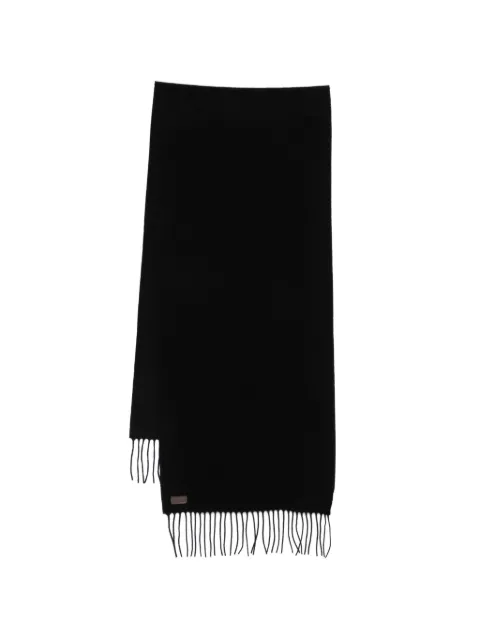 Canali fringed scarf Black 6TF00313