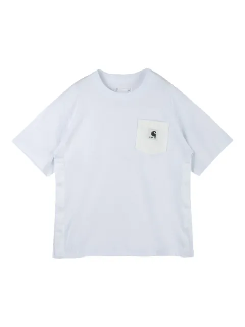 sacai xCarhartt WIP pocket-chest T-shirt White 2500995S101