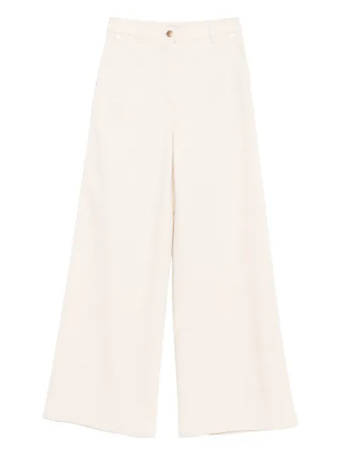 Agnona cotton trousers Neutrals T71006YUC074N50