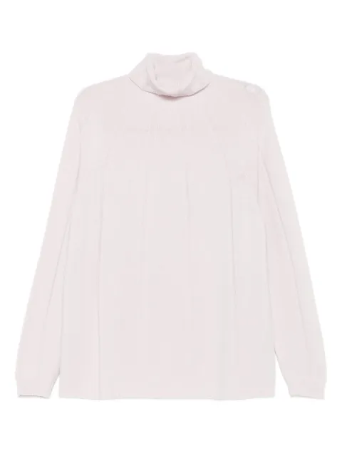 Le Tricot Perugia roll-neck sweater Pink 46415
