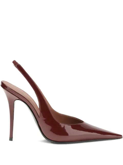 Amina Muaddi 105mm Anok Sling slingback pointed-toe pumps Red 15S365617ANO