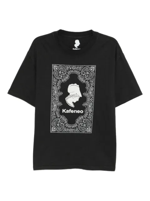 Kafeneo by TBF graphic print T-shirt Black KAF01403