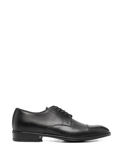 Canali cap-toe lace-up Derby shoes Black 621260RA00527
