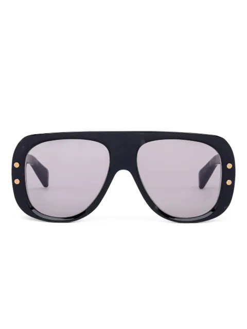 Balmain Eyewear Pulse pilot-frame sunglasses Black BPS185