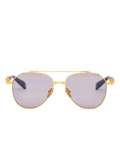 Balmain Eyewear pilot-frame sunglasses Gold BPS186