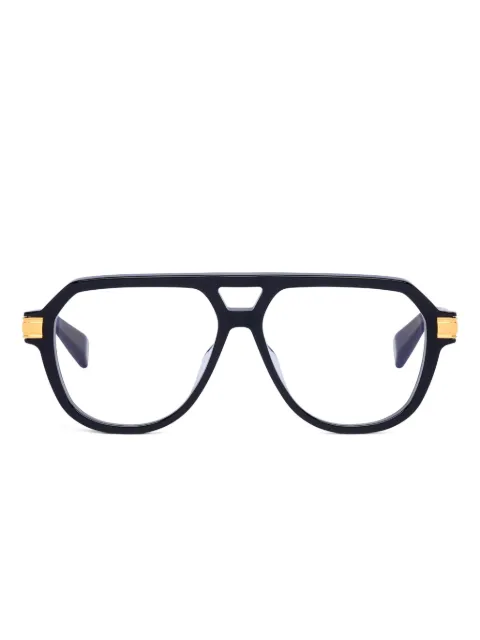 Balmain Eyewear pilot-frame glasses Black BPX184