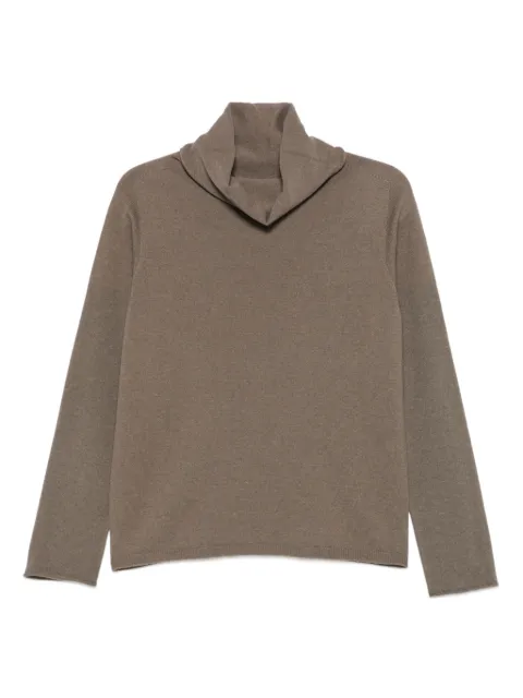 Le Tricot Perugia turtleneck sweater Brown 46234