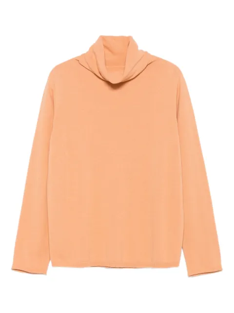Le Tricot Perugia turtleneck long-sleeves sweater Orange 46234
