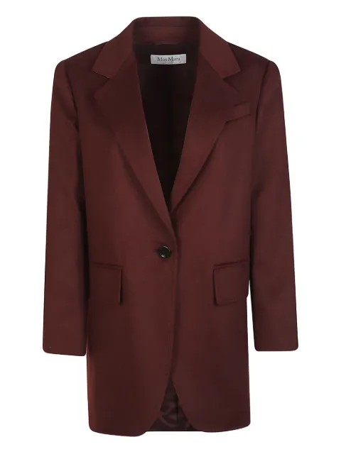 Max Mara button wool blazer Red 2521046243600