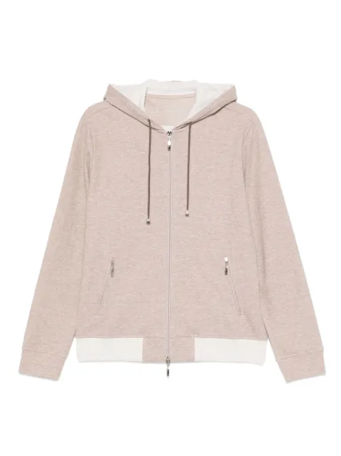 Doriani Cashmere cashmere hooded cardigan Neutrals 853CAPTAZJ3670BEL