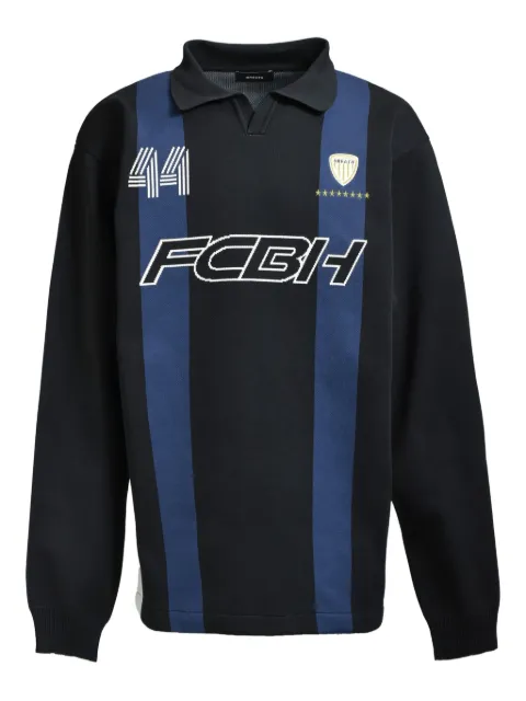 BREATH Uniform polo-collar sweater Black BR25AWN3003BLK