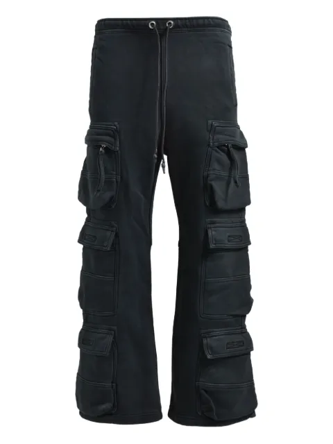 BREATH fade cargo track pants Black BR25AWP1002BLK