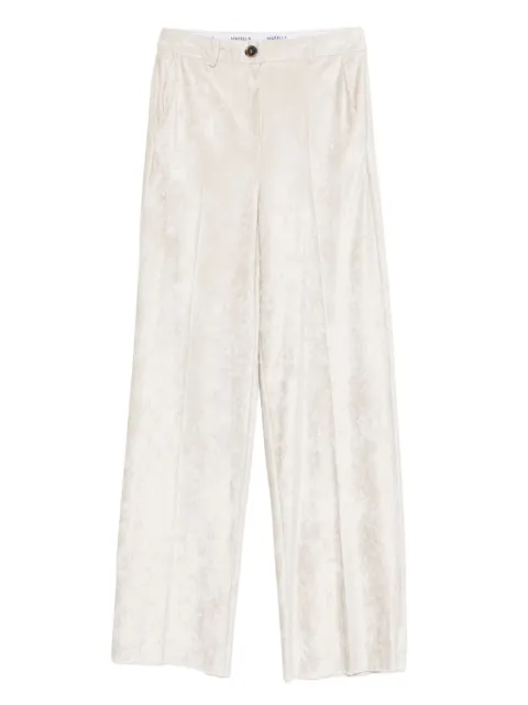 Marella Avana corduroy trousers White AVANA