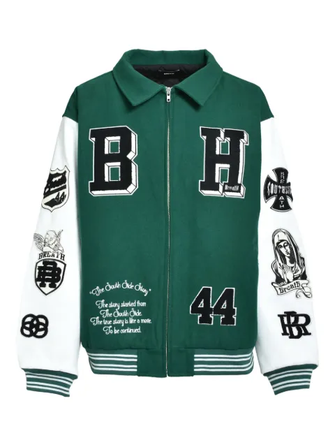 BREATH BH-appliqué jacket Green BR25AWO0002GRN
