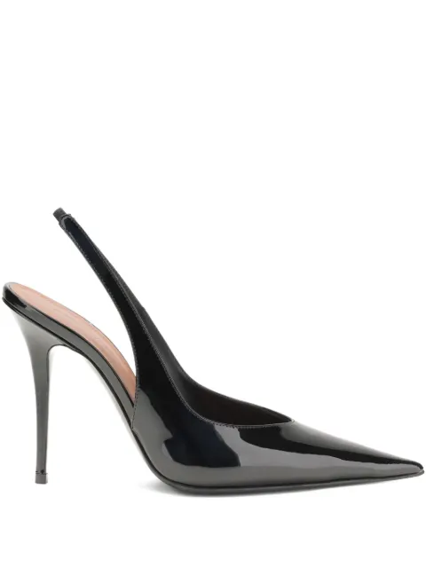 Amina Muaddi 105mm Anok Sling slingback pointed-toe pumps Black 15S365615ANO