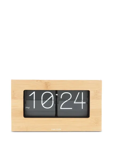 Karlsson Boxed Flip clock Black KA5620WD