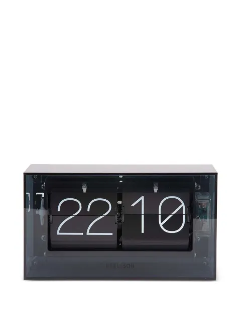 Karlsson boxed-flip clock Black KA5976BK