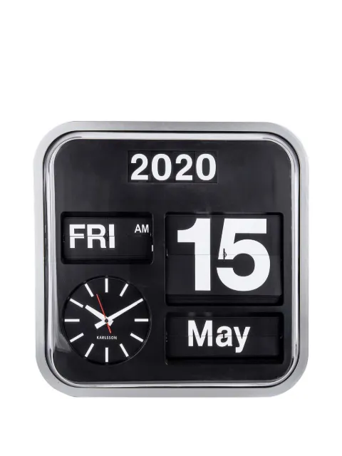 Karlsson square wall clock (43x43) Black KA4202