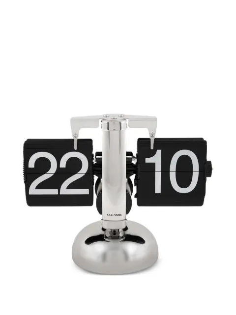 Karlsson flip clock Silver KA5955SI