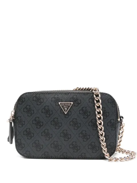 GUESS USA Noelle II logo-plaque cross body bag Grey HWBG9672140CLO