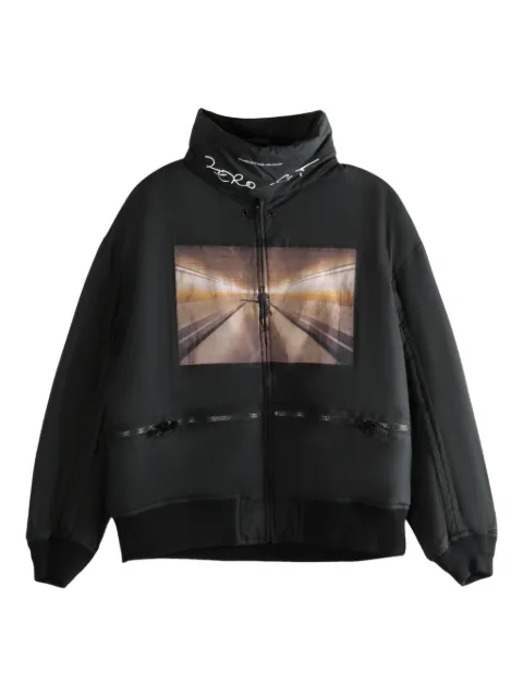 Undercover zipped graphic-print jacket Black UC2E4207
