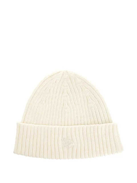 Maison Kitsuné Baby Fox beanie hat Neutrals PW06102KT1022P103