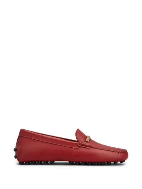 Tod's bar-embellishment loafers Red XXW22L0IT90N6M