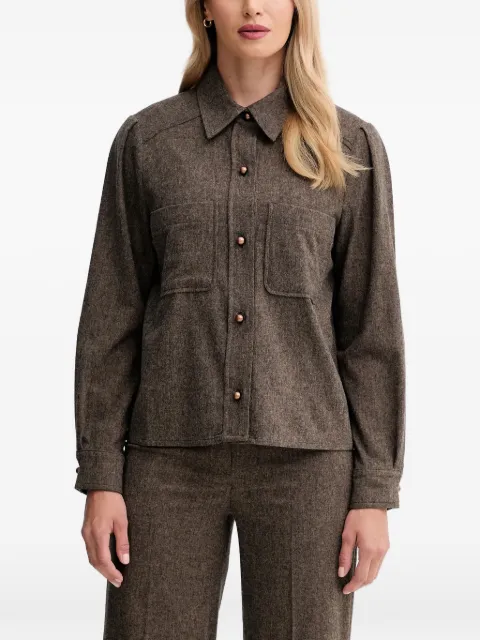 Sessùn long sleeve shirt Brown 25110009