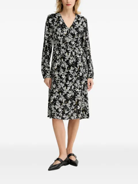 Marc O'Polo V-neck midi dress Black 509098321303