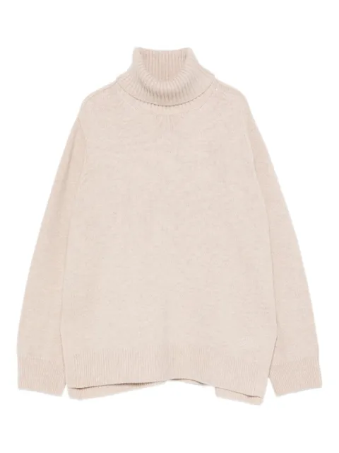 Maison Kitsuné roll-neck wool jumper Neutrals PW00813KT1171