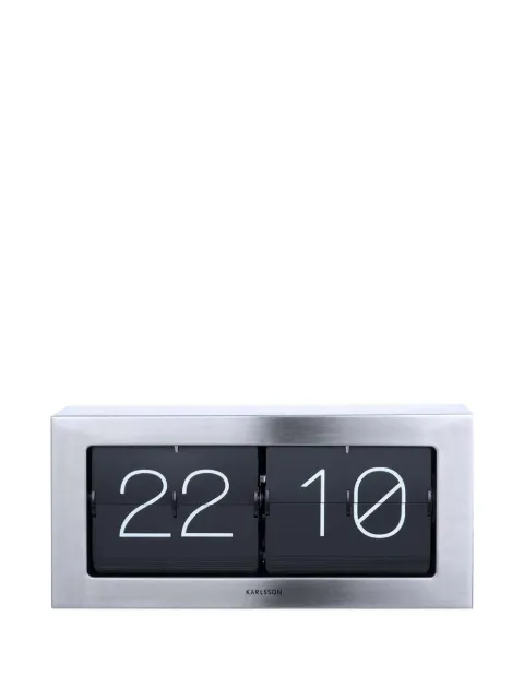 Karlsson Boxed Flip XL clock Black KA5642
