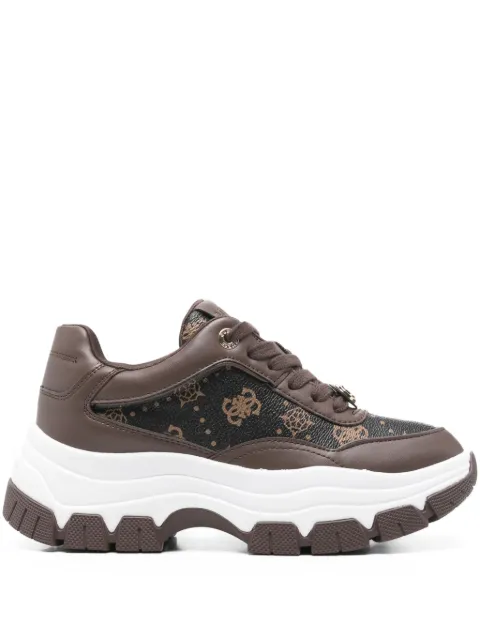 GUESS USA 73mm Berrett 4G logo sneakers Brown FLFBRTPEL12