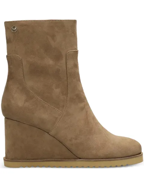 MEXX wedge zip boots Brown MI001704453W
