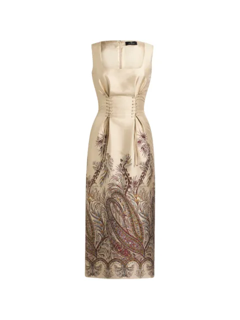 ETRO paisley dress Neutrals WRHA045099TJS73