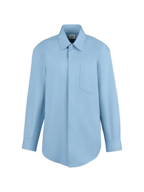 Tod's patch-pocket shirt Blue X6WA151616EWDA