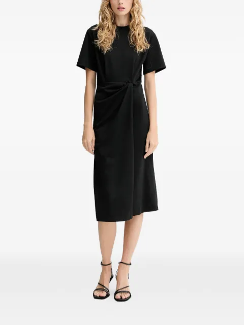 Sessùn short sleeve midi dress Black 25105015