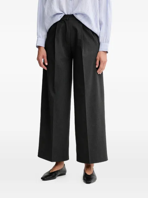 Sessùn pleated wide-leg trousers Grey 25107014