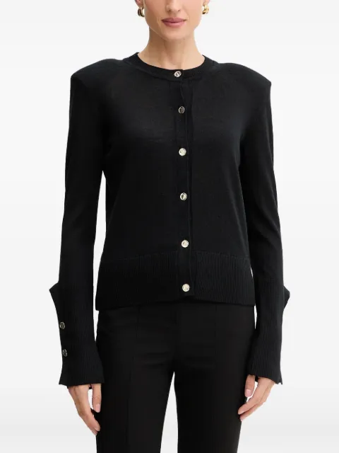 SIMONA CORSELLINI button-embellished cardigan Black A25CPCRE0201