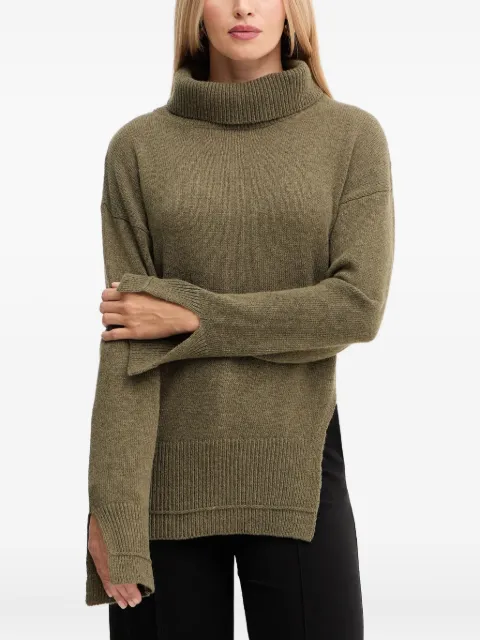 SIMONA CORSELLINI turtleneck sweater Green A25CPMGP08S1