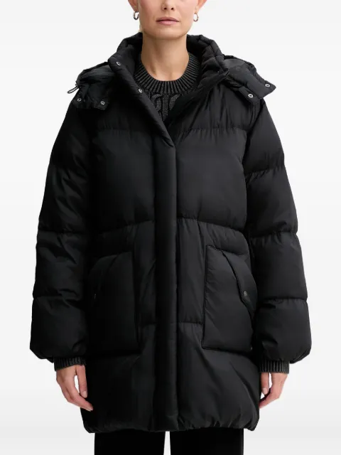 Levi's Western Bubble hooded pocket coat Black 003HB