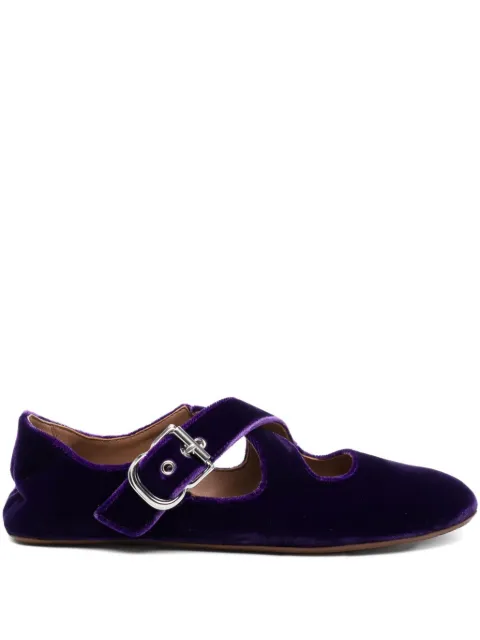 Alaïa Criss ballet flats Purple AA3A046A014