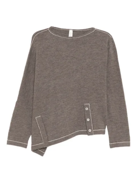 Lauren Manoogian stitch jumper Brown AW25T2555Y238D3