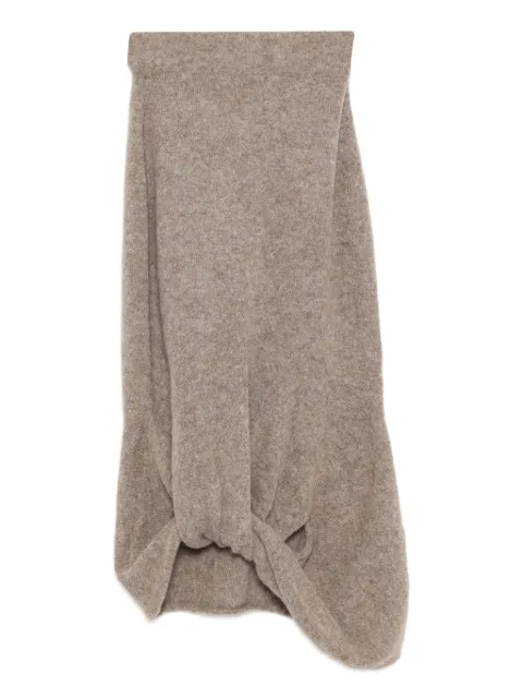 Lauren Manoogian knot-detail skirt Brown AW25B2570Y305D3