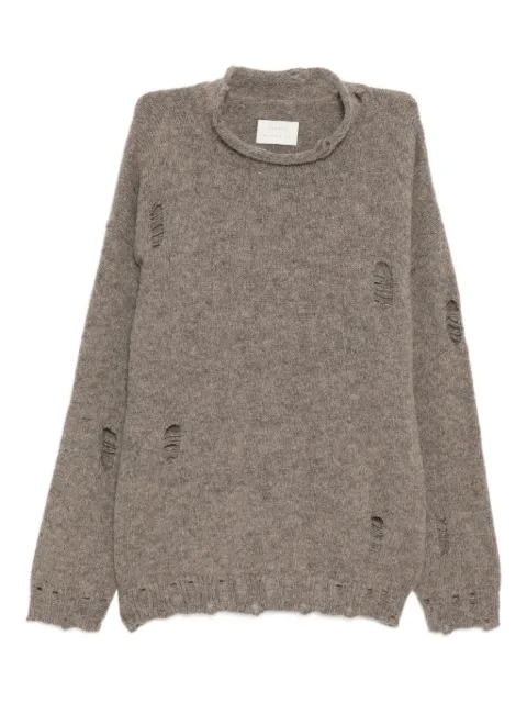 Lauren Manoogian distressed jumper Grey AW25T2489Y170D3