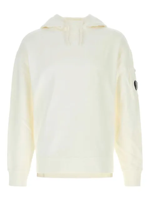 C.P. Company Lens-detail hoodie Neutrals 19CMKN129A110149A
