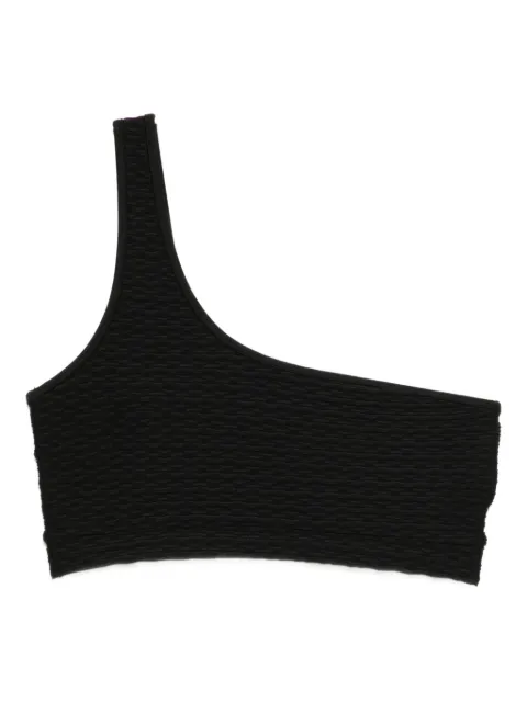 Duskii one-shoulder bikini top Black DLT24106B